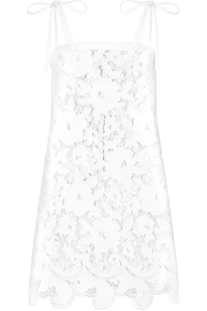 Dolce & Gabbana Vestido corto de malla bordado