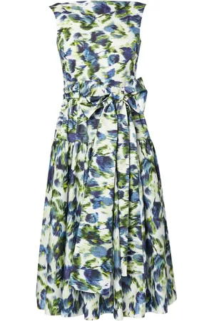 Erdem Vestido midi con estampado floral