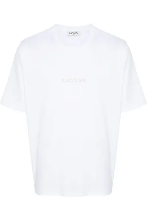 Lanvin Camiseta con logo bordado
