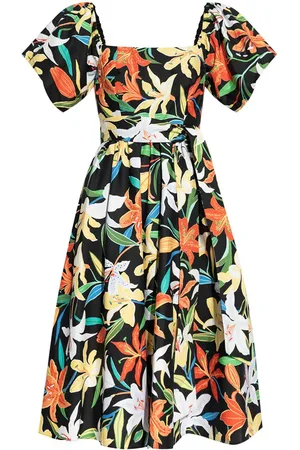 Kate Spade Vestido midi con estampado floral