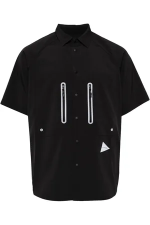 and wander Camisa con panel del logo