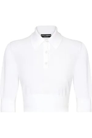Dolce & Gabbana Polo corto de punto fino