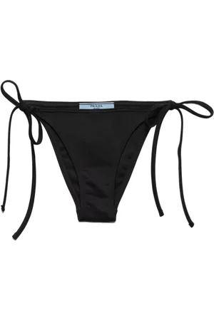 Prada Bragas de bikini con logo triangular