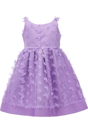 Tulleen Vestido Mariposa con aplique de mariposa