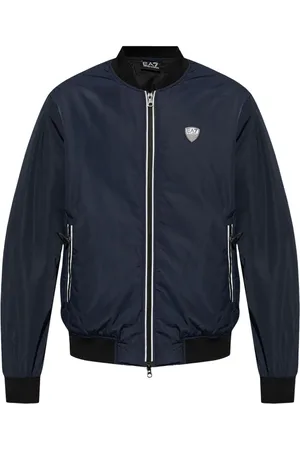EA7 Chaqueta bómber con parche del logo