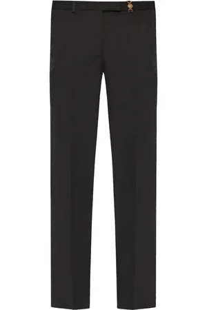 VERSACE Pantalones rectos con detalle cabeza de Medusa