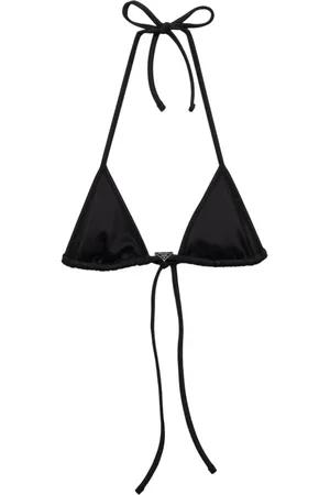 Prada Top de bikini con cuello halter