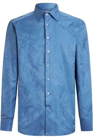 Etro Camisa con estampado en jacquard