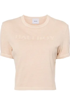 Halfboy Camiseta con parche del logo