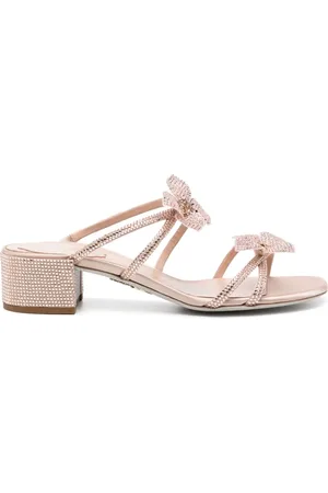 RENE CAOVILLA Mules Cleo con tacón de 40 mm