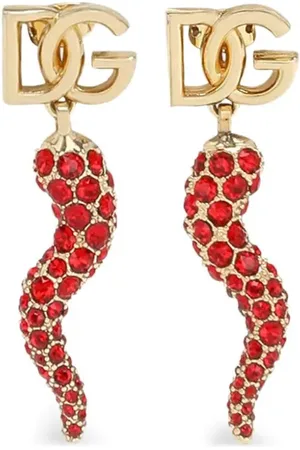 Dolce & Gabbana Pendientes con colgante de cuerno DG