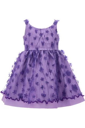 Tulleen Vestido Ravine con aplique floral