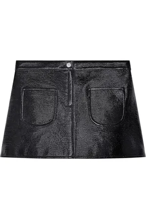 Courrèges Minifalda acampanada