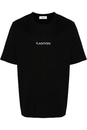 Lanvin Camiseta con logo bordado
