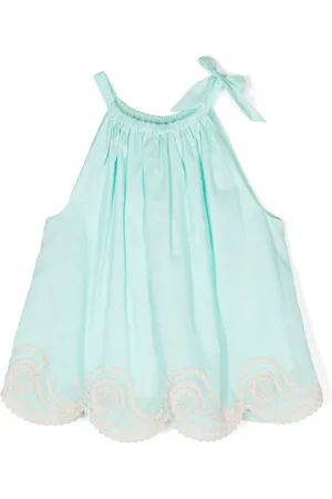ZIMMERMANN Blusa plisada con cuello halter