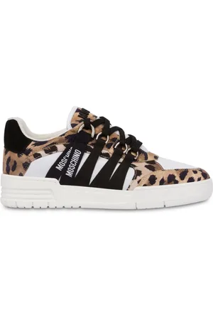 Moschino Bañador con cordones y estampado de guepardo