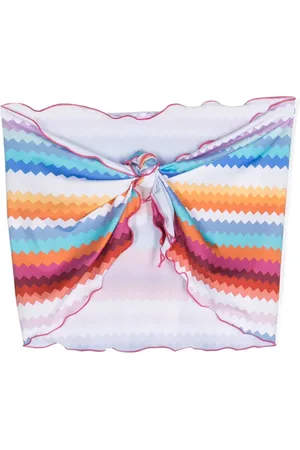Missoni Falda cruzada con motivo en zigzag