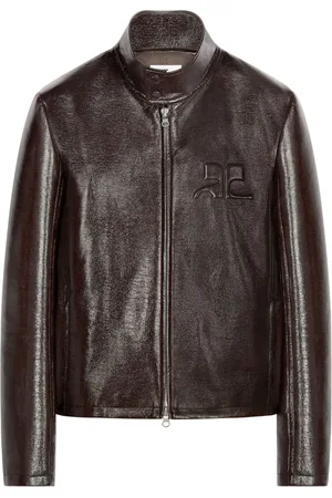 Courrèges Chaqueta biker de vinilo