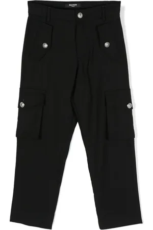 Balmain Pantalones cargo con detalle de cuerda