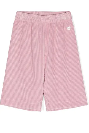 MONNALISA Pantalones anchos con placa del logo
