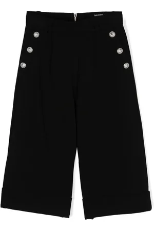 Balmain Pantalones anchos con pinzas