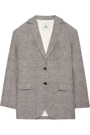 ANINE BING Blazer Quinn a cuadros