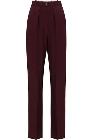 Elisabetta Franchi Pantalones rectos a rayas