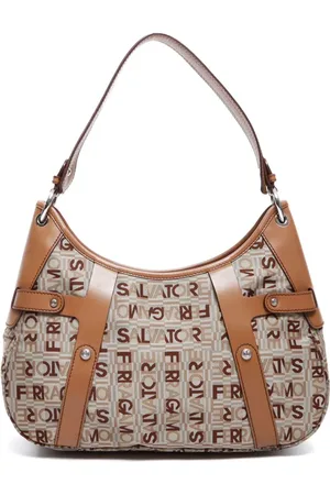 Salvatore Ferragamo Bolso de hombro con logo estampado