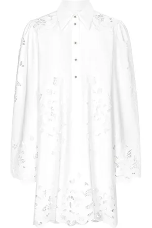 Dolce & Gabbana Vestido camisero corto con aberturas