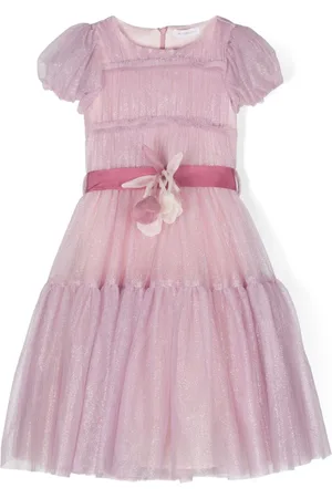 MONNALISA Vestido con detalle de purpurina