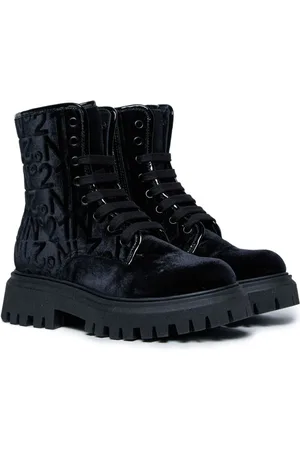 Nº21 Botas militares con logo en relieve