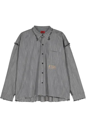 Liberal Youth Ministry Camisa deshilachada con logo bordado