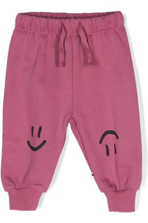 Molo Pantalones ajustados con smiley estampado
