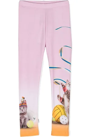 Molo Leggins con gatos estampados