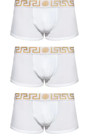 VERSACE Pack de tres bóxeres Greca