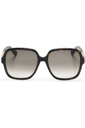 Gucci Gafas de sol oversize con montura cuadrada