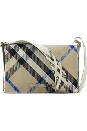Burberry Bandolera Trench a cuadros