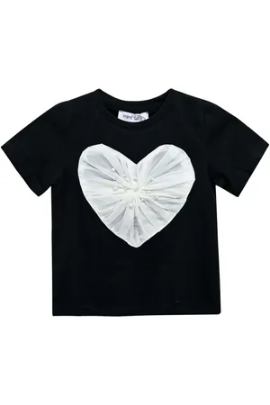 Mimi Tutu Camiseta con aplique de corazón