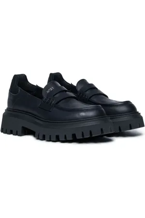 Nº21 Mocasines penny con acabado texturizado