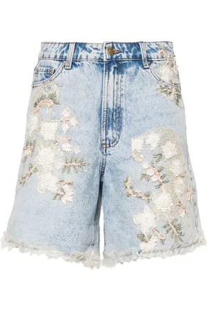 LOULOU Pantalones vaqueros cortos de talle alto