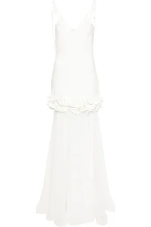 Ana Radu Vestido con apliques florales