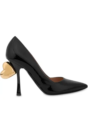 Moschino Zapatos de tacón con aplique de corazón