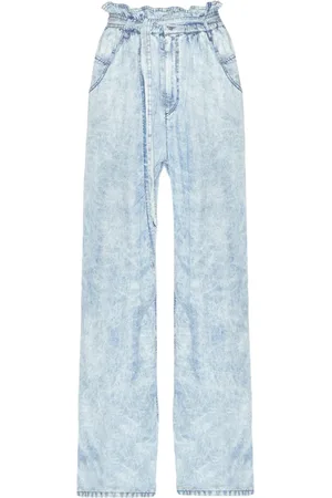 Marant Etoile Pantalones Priana de tejido cambray