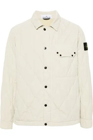 Stone Island Plumífero con distintivo Compass