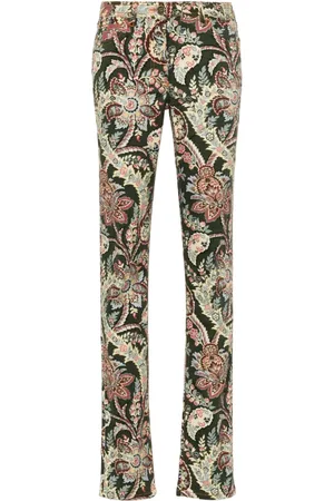 Etro Vaqueros con estampado de cachemira