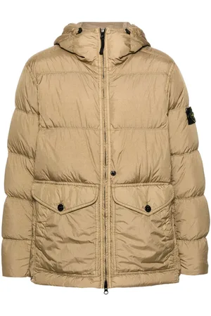 Stone Island Plumífero con distintivo Compass