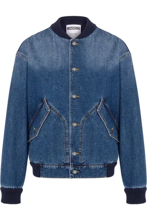 Moschino Chaqueta bómber con parche del logo