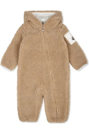Moncler Pelele con parche del logo