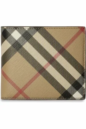 Burberry Cartera plegable con motivo Vintage Check