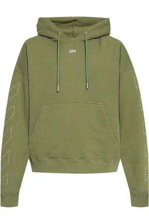 OFF-WHITE Sudadera con capucha y logo bordado